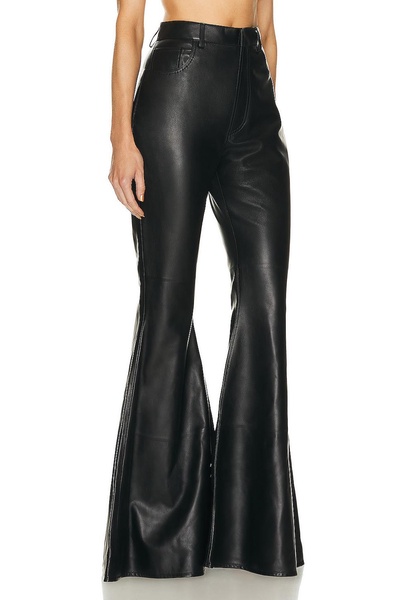 Leather Flare Pant