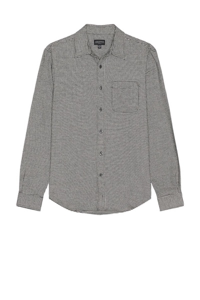 Lightweight Houndstooth Flannel Shirt