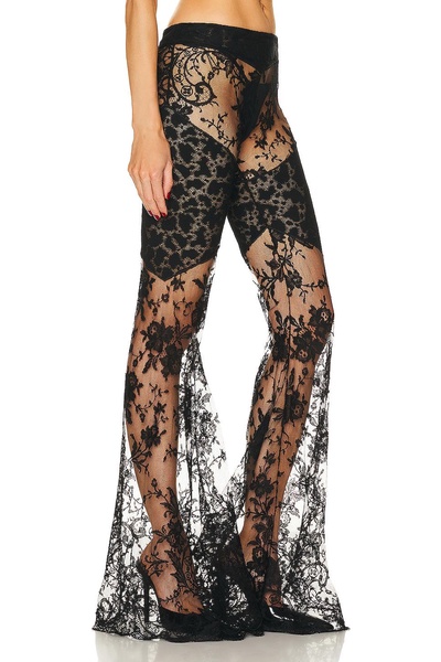 Flared Floreal Chantilly Lace Pant