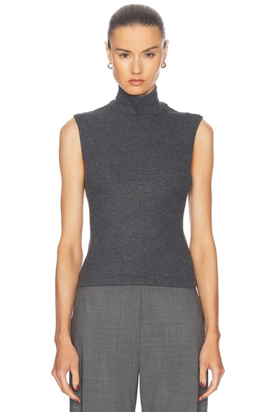 Lauren Sleeveless Turtleneck Top