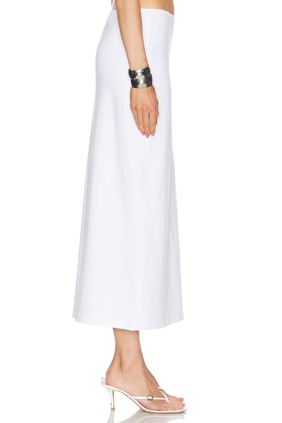 Side Slit Midcalf Skirt