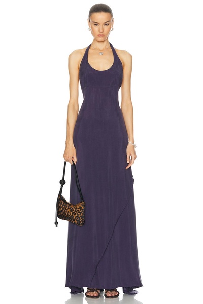 Welise Halter Neck Maxi Dress