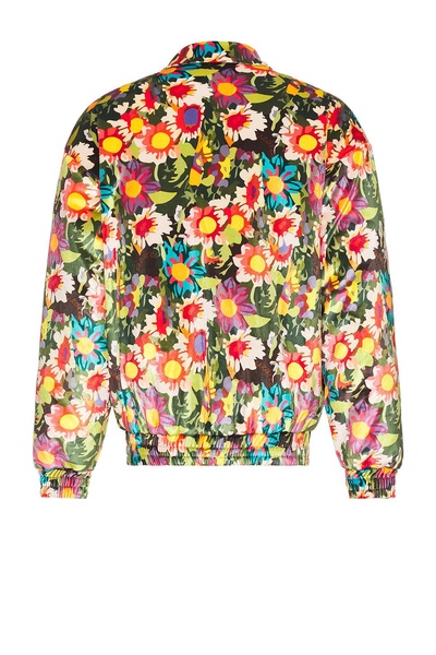 X Fwrd Quilted Floral Velvet Jacket