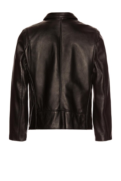 Collar Lamb Leather Jacket