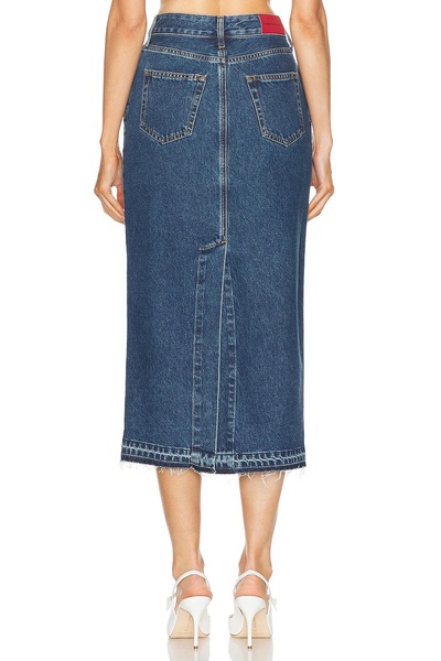 Denim Midi Skirt