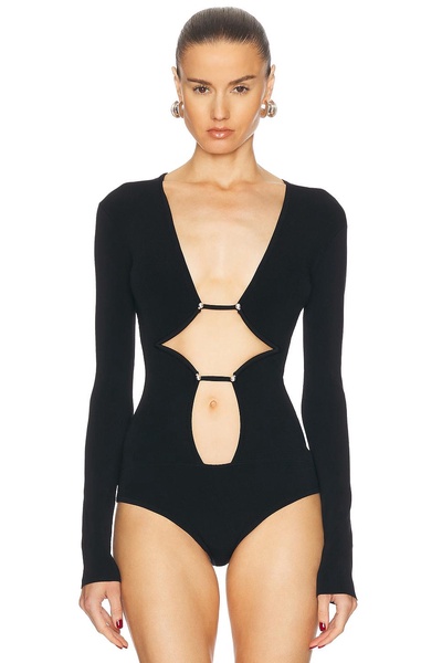 Bracket Knit Bodysuit