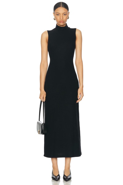 Lauren Sleeveless Turtleneck Maxi Dress