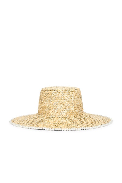 Pearl Edge Straw Hat