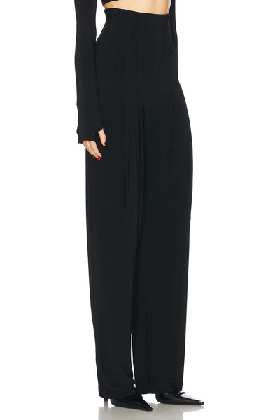 High Waisted Tailored Pleat Pant