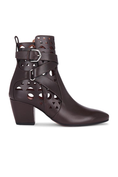 Perforated Ankle Boot