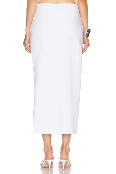 Side Slit Midcalf Skirt