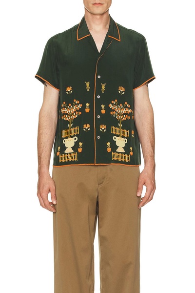 Beaded Paddock Sampler Short Sleeve Shirt