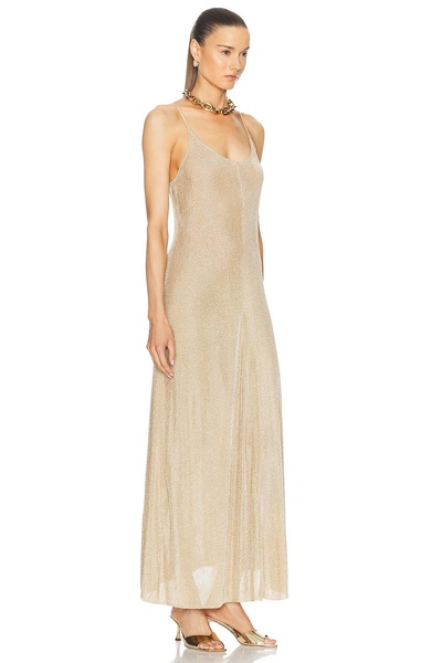 Mabeline Metallic Knit Gown