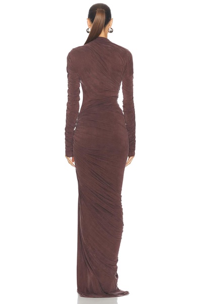 Hyper Ruched Long Dress