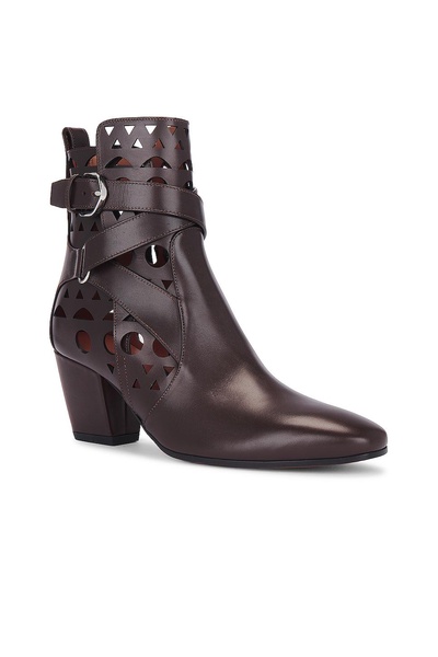 Perforated Ankle Boot