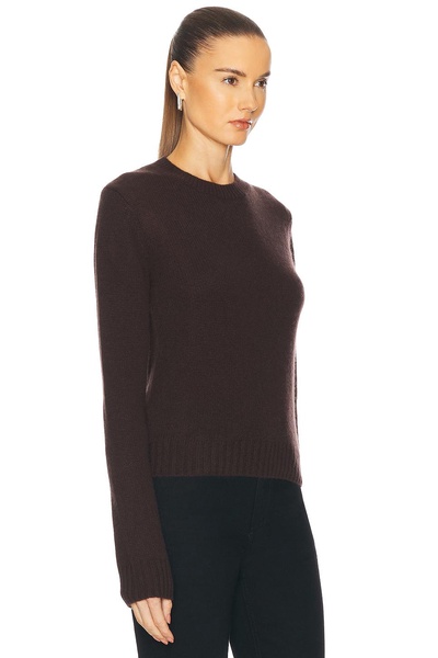 Cashmere Easy Long Sleeve Crewneck Sweater