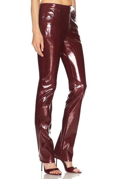 Faux Patent Leather Pant