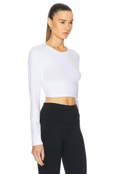 Alo oft Crop Finesse Long Sleeve Top