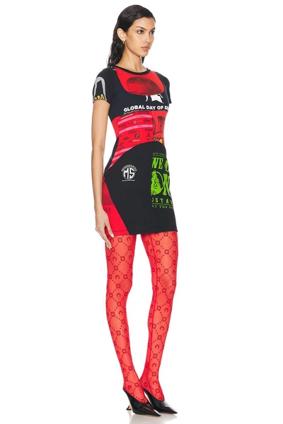 Regenerated Graphic T-Shirt Mini Dress