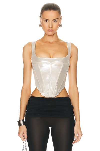 Metallic Campbell Corset