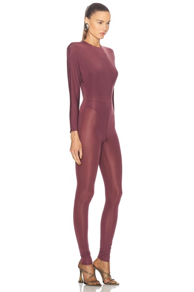 Batwing Jersey Catsuit