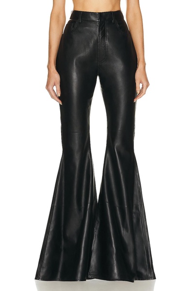 Leather Flare Pant