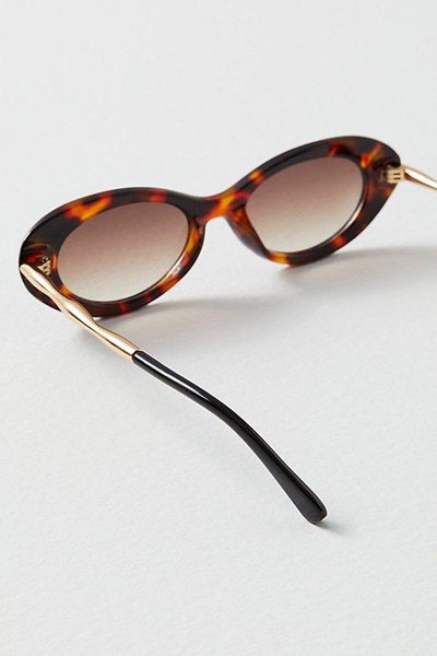 Ella Slim Oval Sunglasses