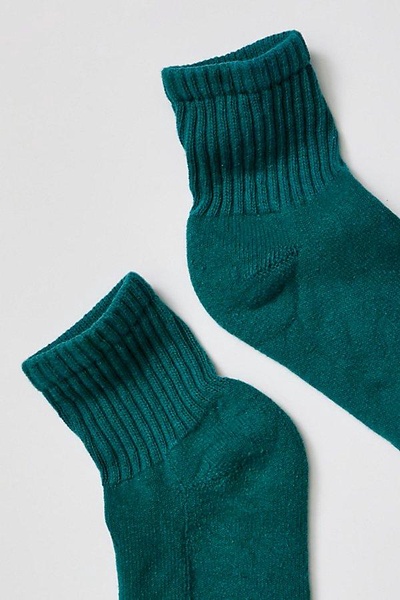 Solid Shortie Crew Socks