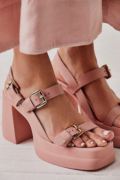 Pamela Double Stack Platform Heels