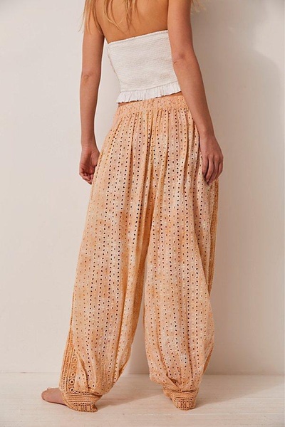 Sweet Tea Eyelet Washed Lounge Pants