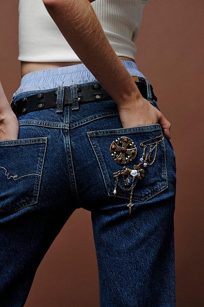 Blue Jean Dreams Brooch