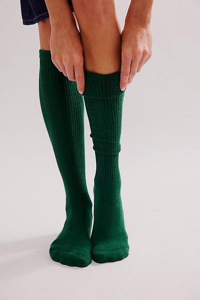 Tall Solid Tube Socks