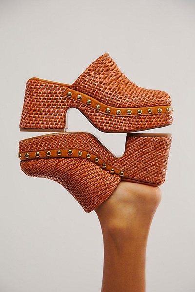 Rori Woven Platform Clogs