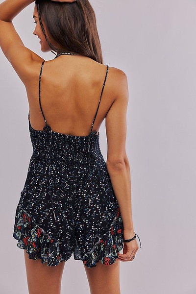 Brielle Printed Romper