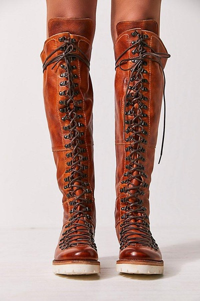 Victory Tall Lace Up Boots