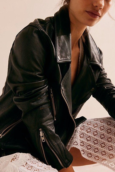 We The Free Jealousy Leather Moto Jacket