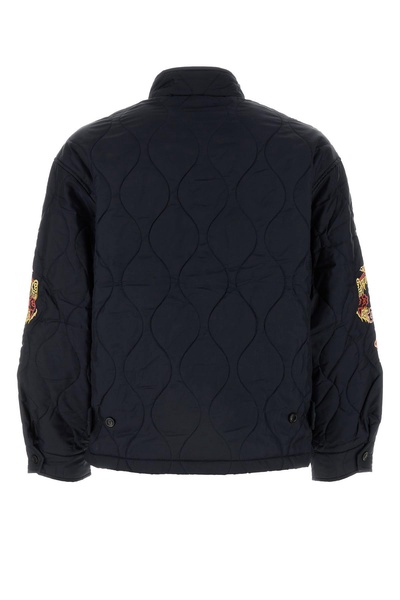 Navy blue nylon jacket