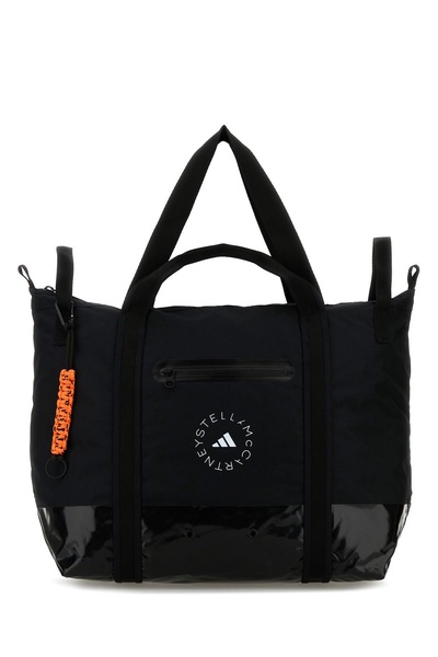 Black polyester Adidas By Stella McCartney shopping bag