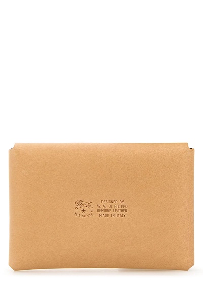 Peach leather Sovana card holder