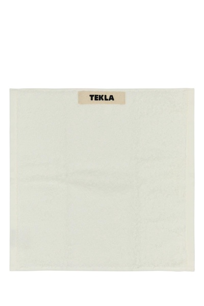 White terry washcloth