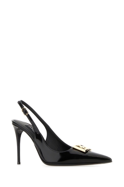 Dolce & Gabbana Woman Black Leather Pumps