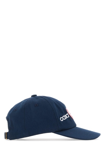 Navy blue cotton baseball cap