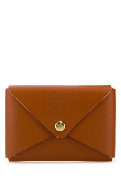 Orange leather Sovana card holder