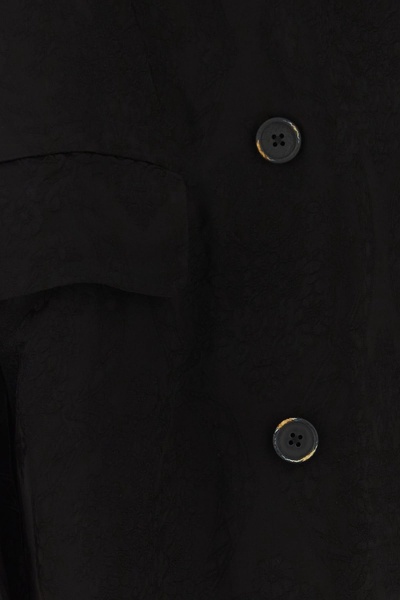 Black satin Callie coat