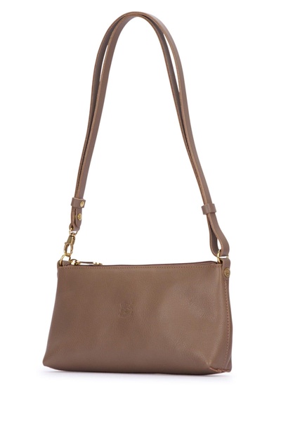 Mud leather Lucia shoulder bag