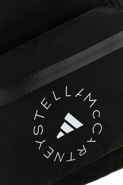 Black polyester Adidas By Stella McCartney backpack