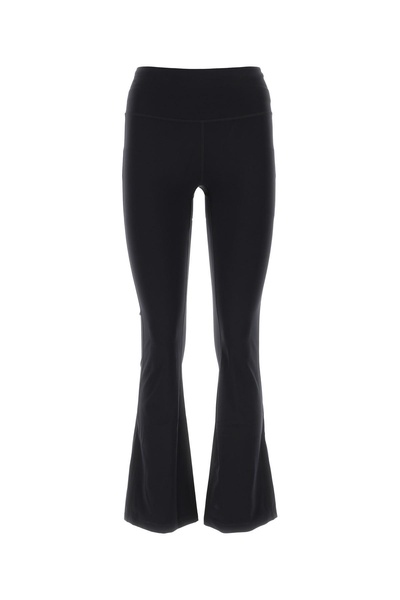 Black stretch nylon pant