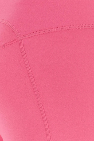 Pink stretch nylon leggings