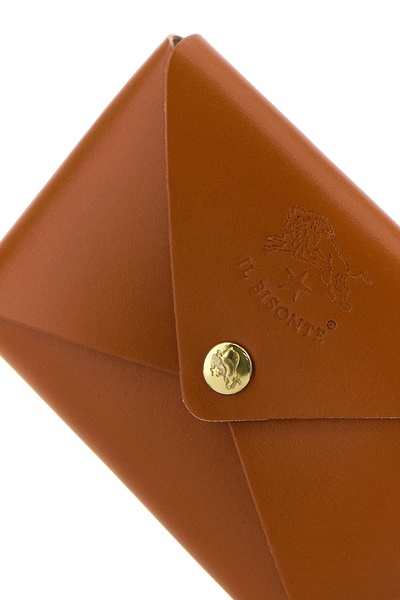 Orange leather Sovana card holder