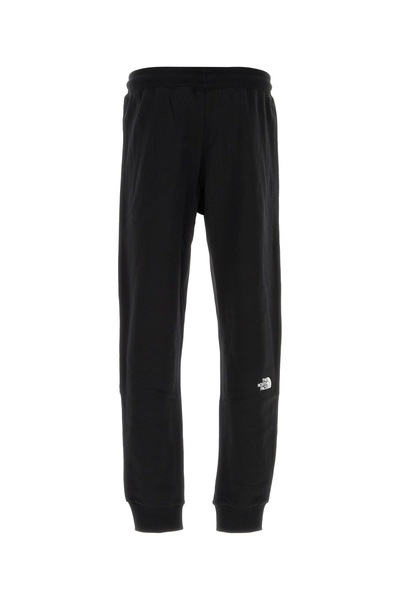 Black cotton joggers